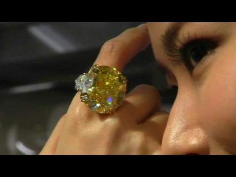 Surprise as rare yellow diamond ring fails to sell at auction