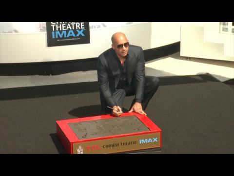 Vin Diesel Immortalized in Cement With Family/Co-Stars By His SIde
