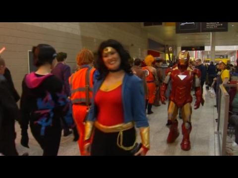 Sci-fi fans battle for most dazzling comic book costumes