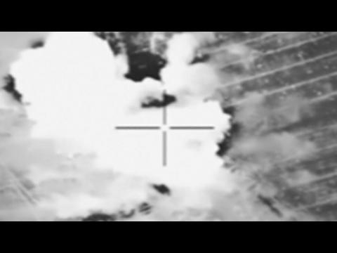U.S. releases video it says shows air strikes on IS targets in Iraq