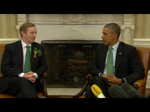 Irish PM meets with Obama on St. Patrick's Day