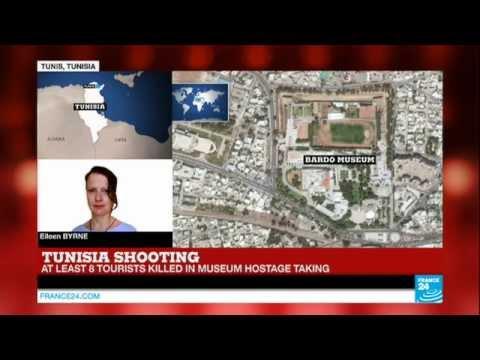 TUNISIA ATTACK - At least eight tourists killed in Tunis in Bardo museum attack