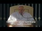 Pope asks pilgrims to pray for Egyptian Christians beheaded in Libya