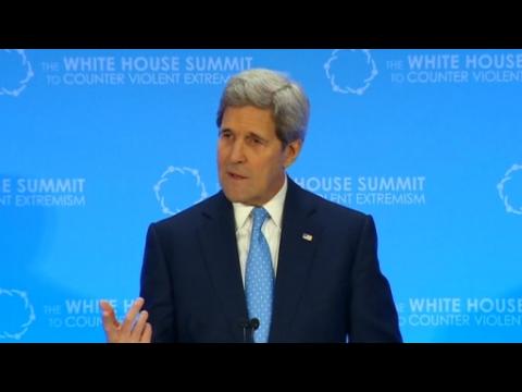 Kerry: 'No one country' can stop violent extremism