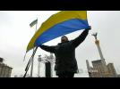 Ukrainians remember victims of Kiev uprising, one year on