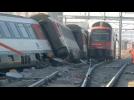 Two passenger trains collide near Zurich