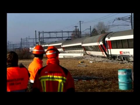 Trains collide near Zurich, causing injuries