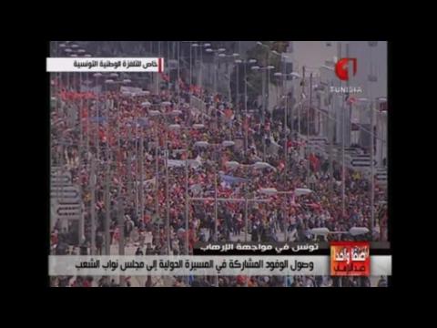 Thousands of Tunisians march after Bardo attack