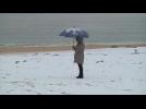 Heavy snow storm hits northern Spain