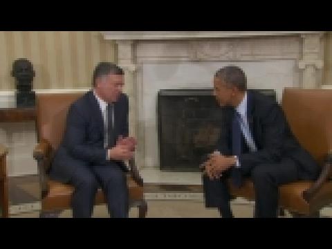 Obama meets Jordan's King Abdullah at White House