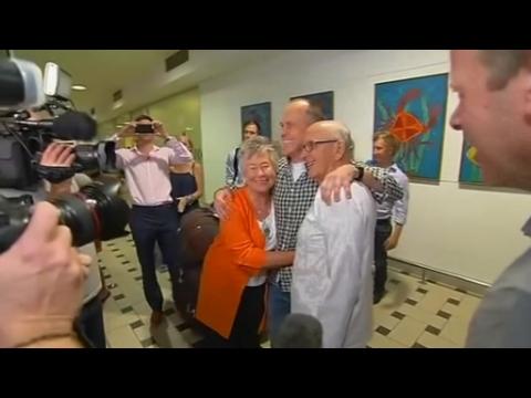Al Jazeera's Greste arrives home to hero's welcome