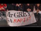 Fans and protesters attend 'Fifty Shades of Grey' premiere