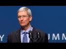 Apple CEO Tim Cook speaks at Obama's cybersecurity summit