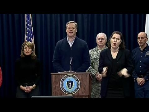 Snow levels in eastern MA "significantly exceed" expectations - Governor