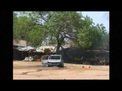Female suicide bomber kills at least 10 at Nigerian bus station