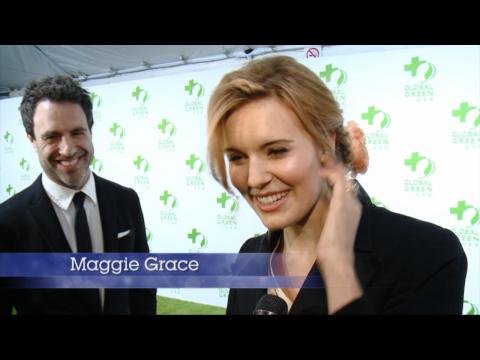 Maggie Grace Announces Engagement At Pre-Oscar Party
