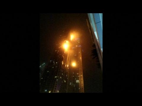 Fire in Dubai high-rise