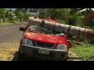 Residents survey cyclone damage in Australia