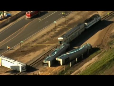 Truck involved in California train crash may have been stuck -- police