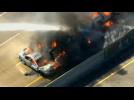 Fire involving tanker truck shuts down Michigan highway