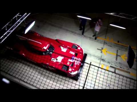 Nissan GT-R LM NISMO ready for Le Mans Pit Stop Trailer | AutoMotoTV