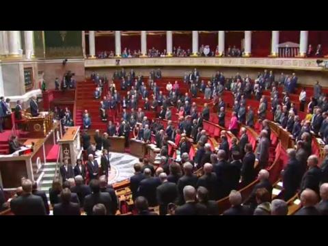 French parliament holds moment of silence for crash victims
