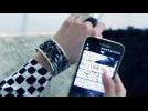 Smart bracelet changes design with the touch of a button