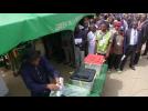 Goodluck Jonathan casts votes in Nigerian elections