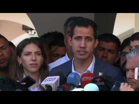 Venezuela's Guaido: those blocking aid are 'almost genocidal'