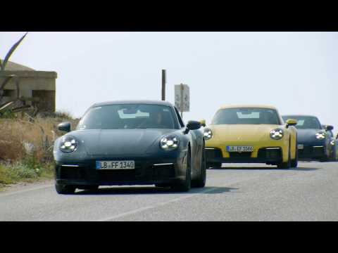 Development Porsche 911 - Testing in Nardò - Driving in the country