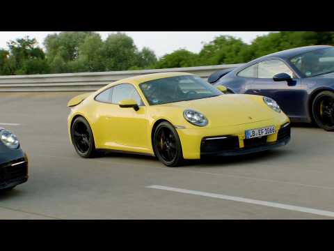 Development Porsche 911 - Testing in Nardò - On the track