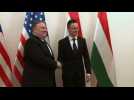 Pompeo meets Hungarian Foreign Minister Szijjarto in Budapest - Label : AFPTV - First images - Category : News