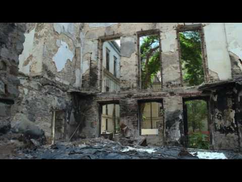 Images of Rio's destroyed National Museum after fire