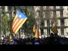 Protest in Barcelona as Catalan separatists go on trial