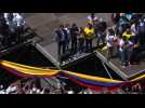 Venezuela's Guaido arrives at rally in Caracas