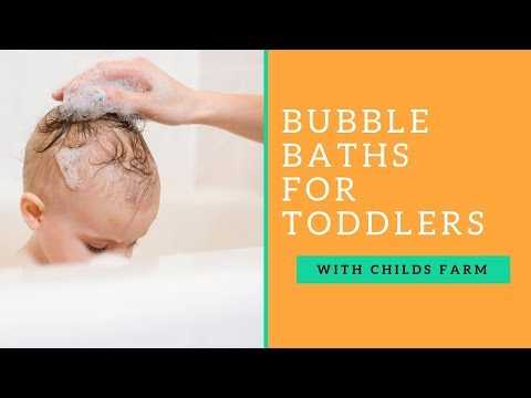 Tips On Using Bubble Bath With Your Toddler with Childs Farm! AD