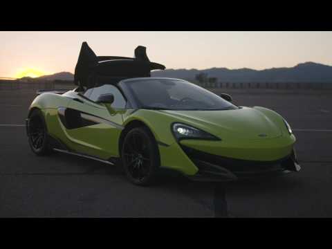 McLaren 600LT Spider Design in Lime Green