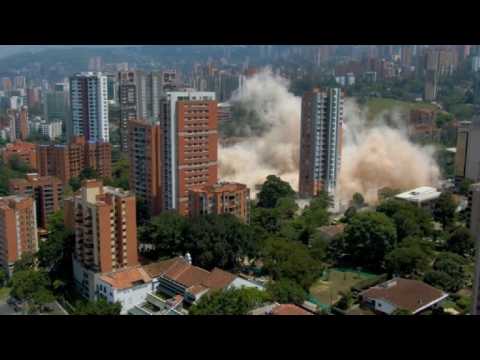 DRONE IMAGES: Colombia demolishes former Escobar fortress