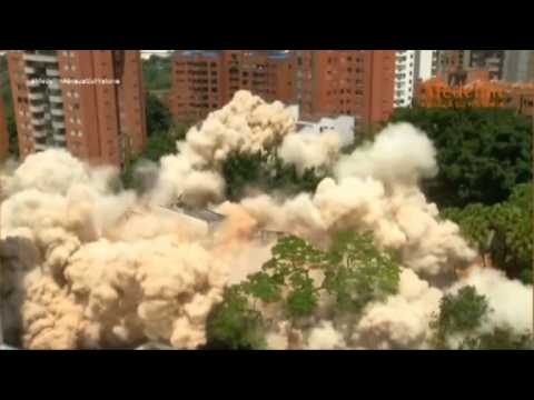 Colombia demolishes former Escobar fortress