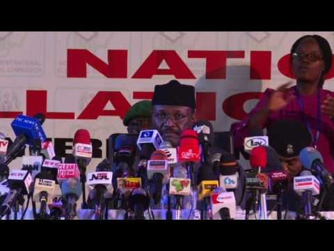 Official announcement: Nigeria presidential election result
