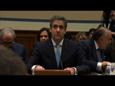 Cohen arrives for testimony before House Oversight Committee