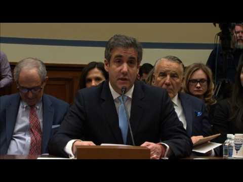 Trump is a 'racist', 'conman' and 'cheat', Cohen tells Congress