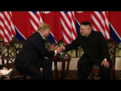 Trump predicts 'progress ' in Kim summit