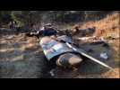 Images of plane wreckage in Pakistan - Label : AFPTV - First images - Category : News