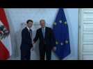 EU's Michel Barnier meets Austrian Chancellor Kurz in Vienna