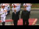 Vietnamese President holds welcoming ceremony for Kim Jong Un
