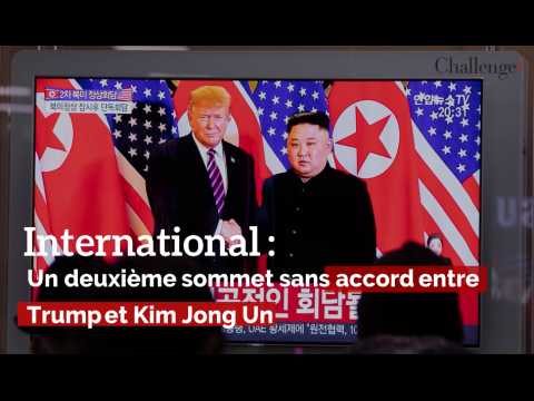 International : un deuxième sommet sans accord entre Trump et Kim Jong Un 