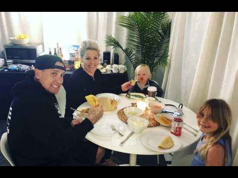 Pink has family meal time on tour 'at least twice a week'