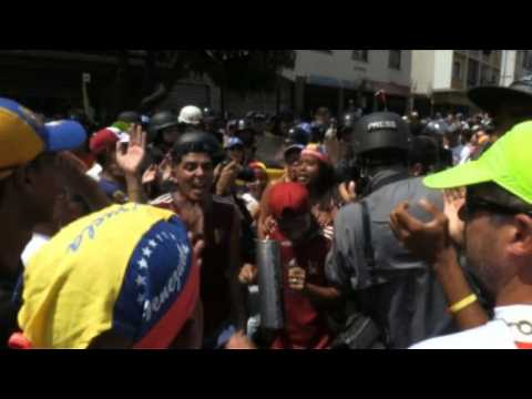 Opposition supporters gather in Venezuela capital for rally