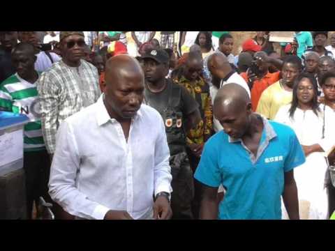 Former PM Simoes Pereira votes in Guinea-Bissau elections